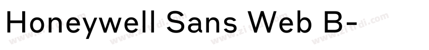 Honeywell Sans Web B字体转换